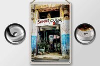 Schild Cuba Karibik Somos Kuba Metallschild 20x30 cm